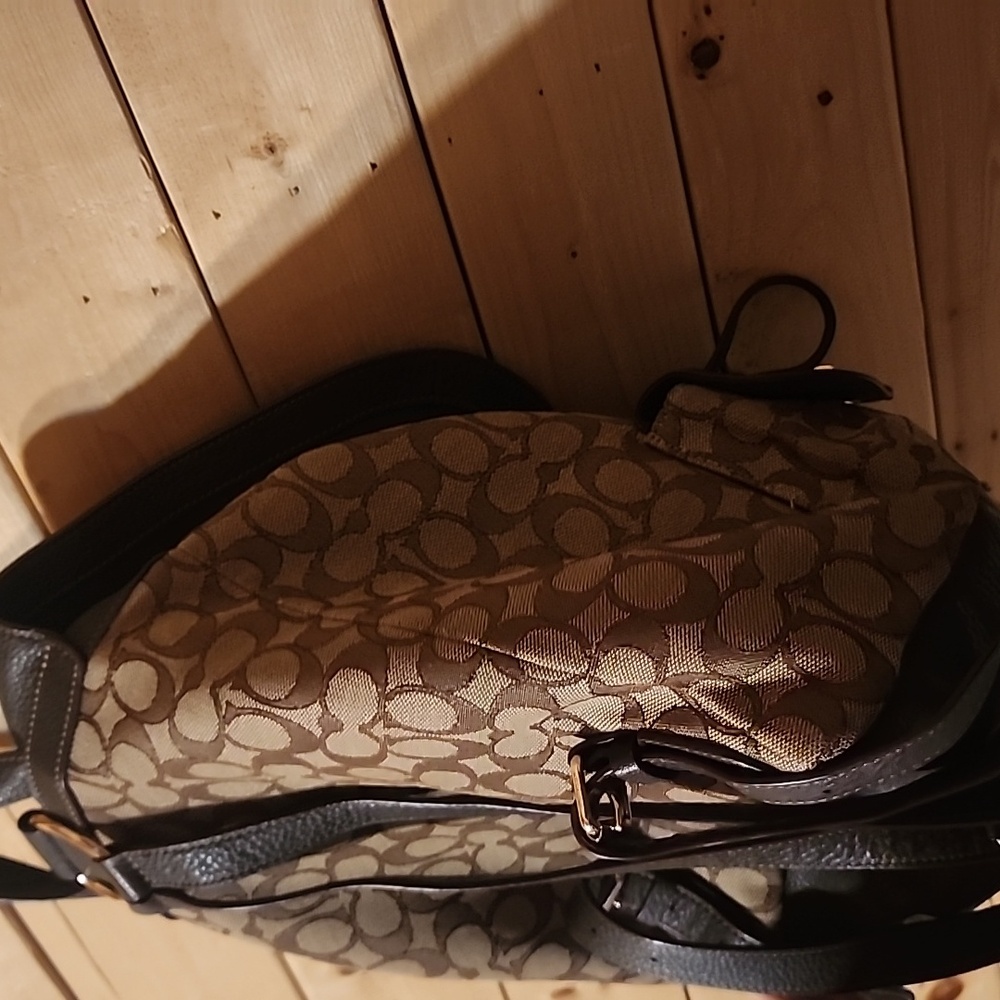Coach Billie Backpack Signature Canvas Refined Leather - Picture 10 of 12
